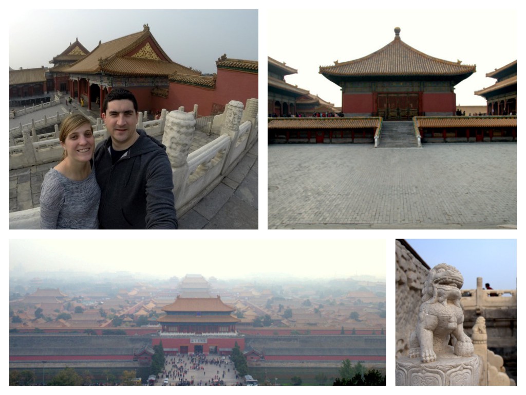 Forbidden City in de smog
